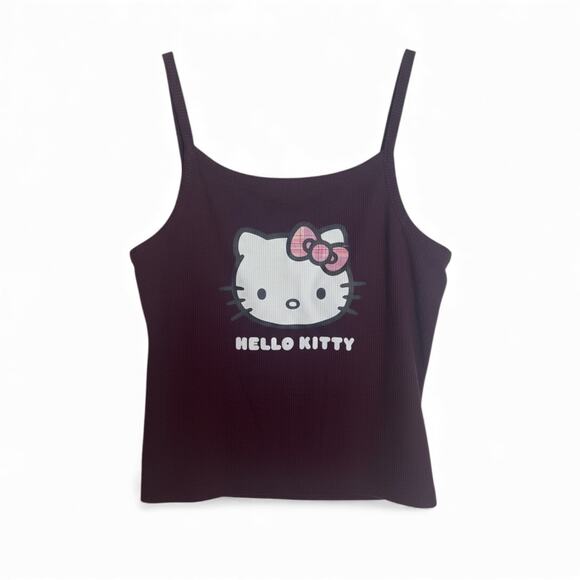 Girls' 2pc Hello Kitty Holiday Tank and Pant Pajama Set - M - Picture 2 of 3